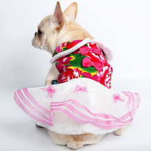 BONEPUPPY Chinese Design Festival Pet robe de mariage de chien